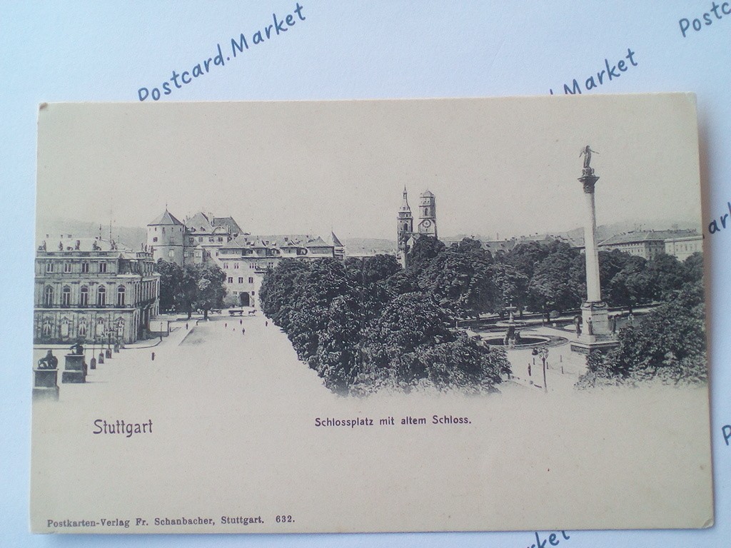 /Germany/DE_place_190x_Stuttgart, Schlossplatz mit altem Schloss.jpg